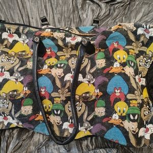Vintage looney tunes duffel